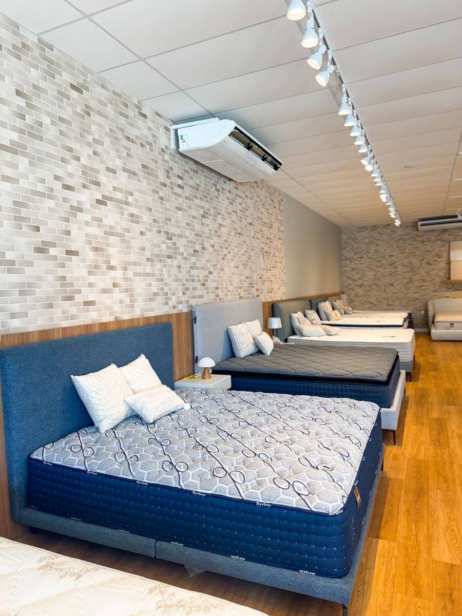 Quarto montado no showroom
